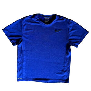 Nike Dri-Fit Royal Blue Running Shirt Men’s crewneck pullover active L outdoor